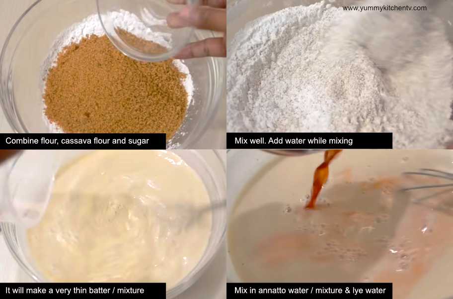ingredient of kutsinta