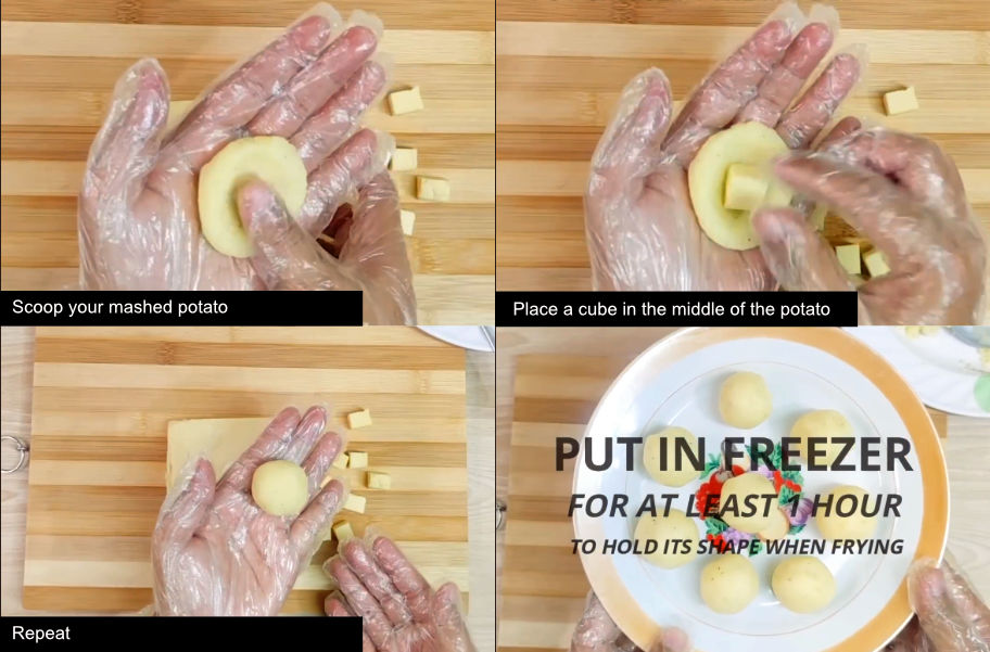 cheese and potato balls recipe