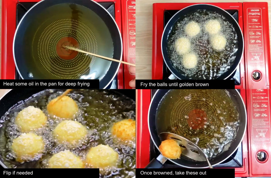 simple potato cheese balls recipe