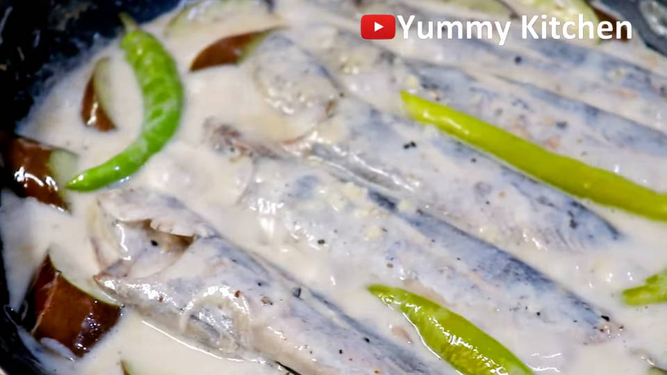 ginataang tulingan yummy kitchen