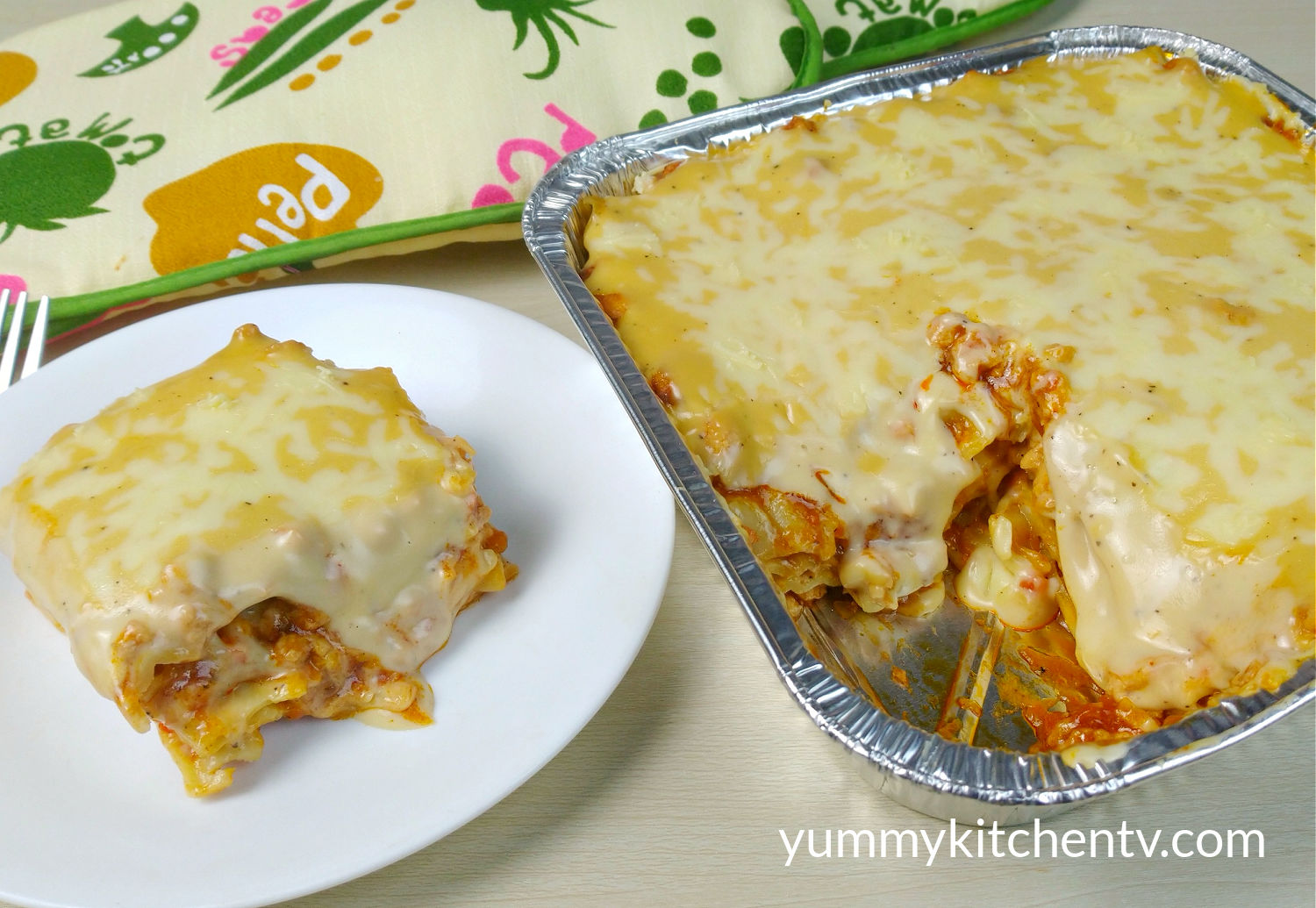 Chicken Lasagna (NoOVEN) Yummy Kitchen