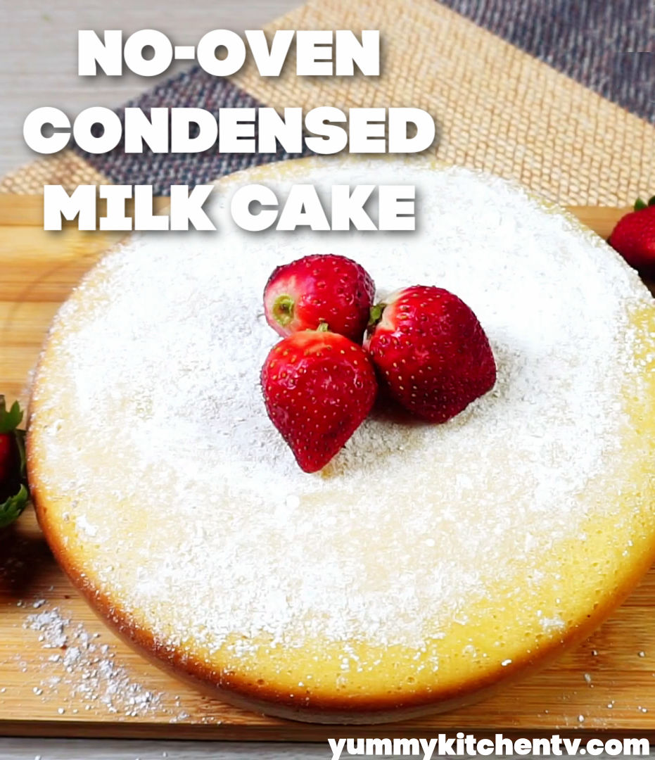 Condensed Milk Cake (NoOven) Yummy Kitchen