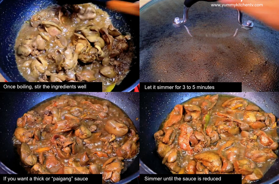 adobong gizzard recipe