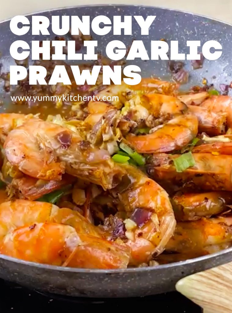 Crunchy Chili Garlic Prawns recipe