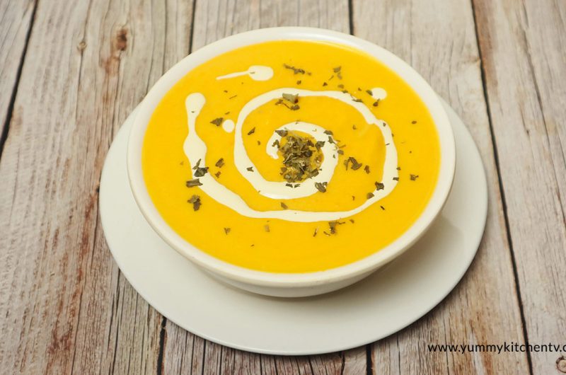 Creamy Kalabasa Soup (Squash soup)