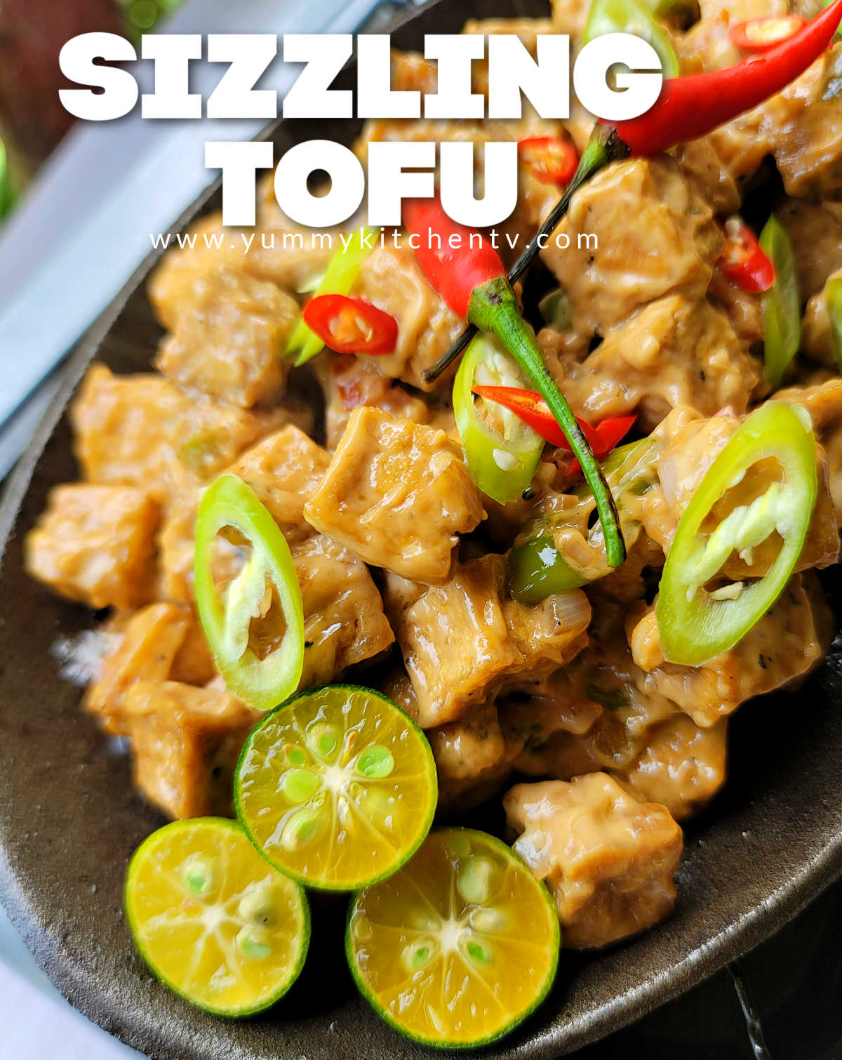 Sizzling Tofu Yummy Kitchen