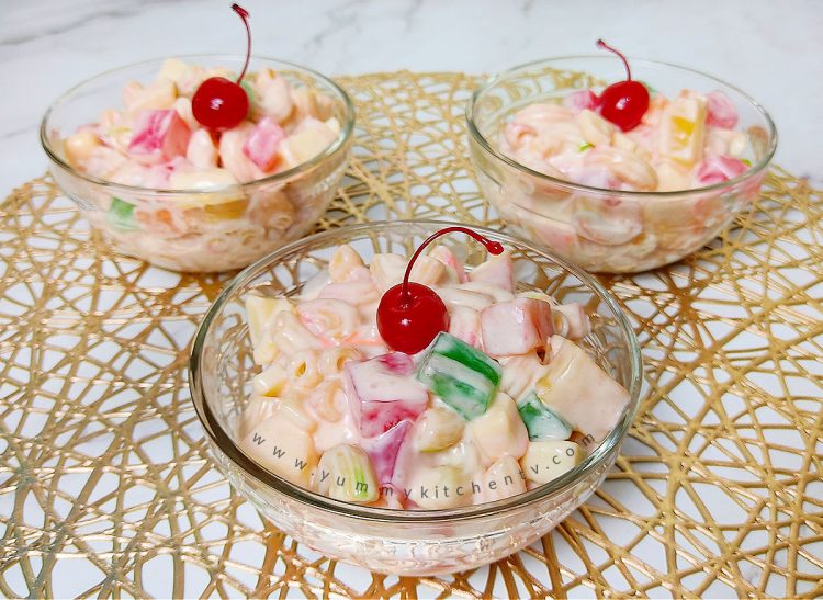 Macaroni Fruit Salad Yummy Kitchen