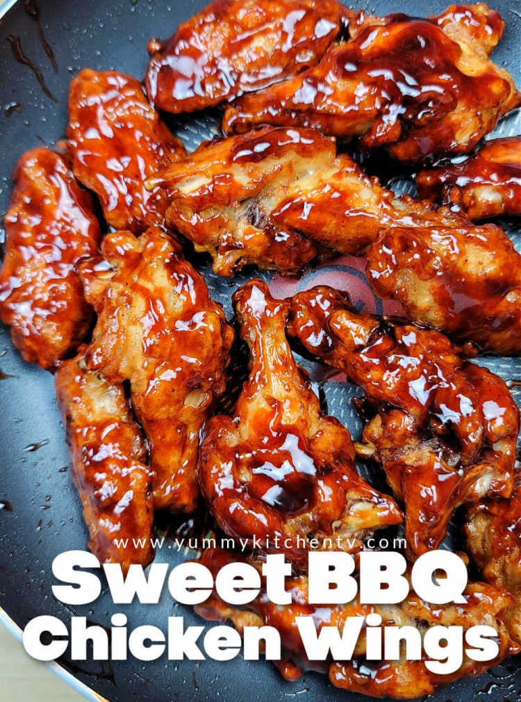 Sweet BBQ Chicken Wings Yummy Kitchen
