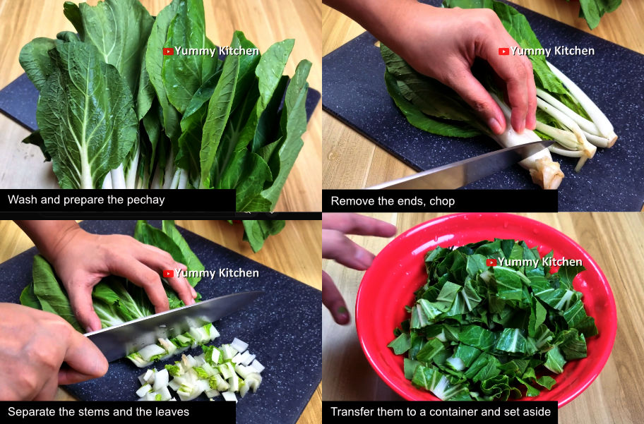 Ginisang Pechay with Sardines