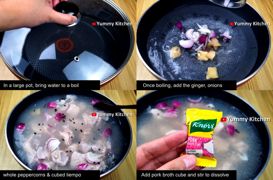 how to cook nilagang baboy with pechay