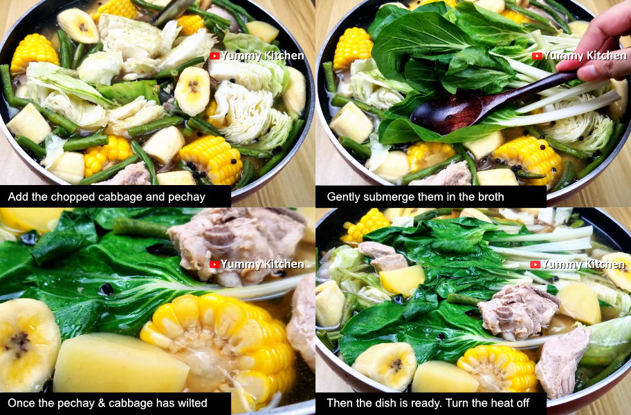 ingredients for nilagang baboy