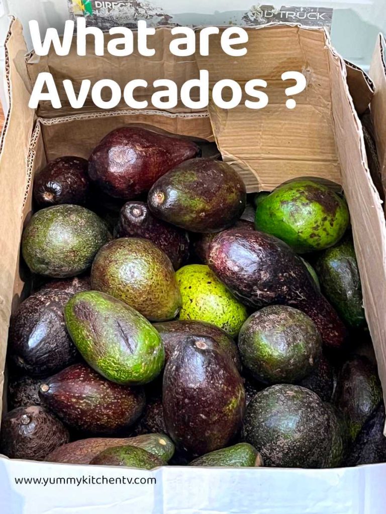 avocados in boxes