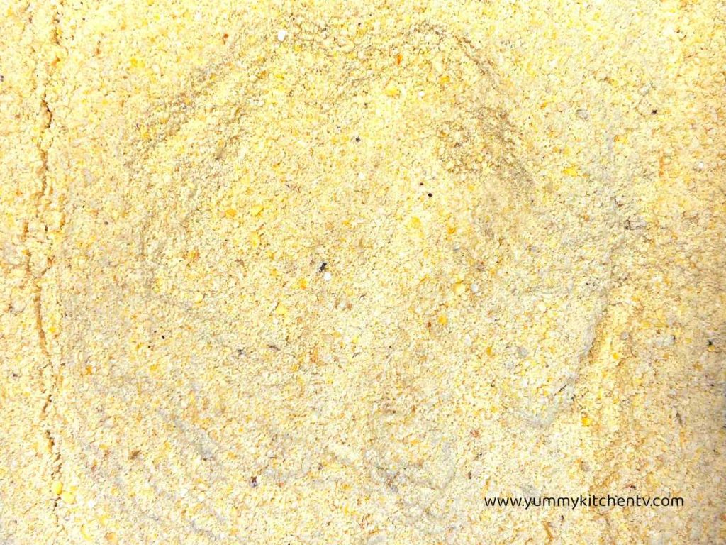 Corn Flour zoomed in corn flour powder