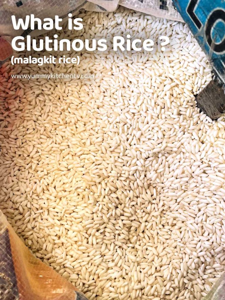Glutinous Rice zoomed in