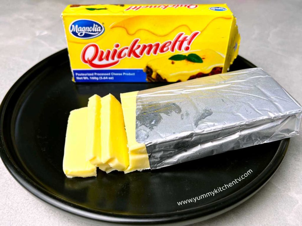 Quickmelt Cheese sliced opened