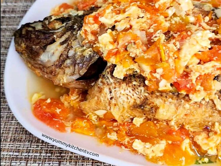 Paksiw Na Tilapia A Colorful Spicy Tilapia Stewed Dish Yummy Kitchen