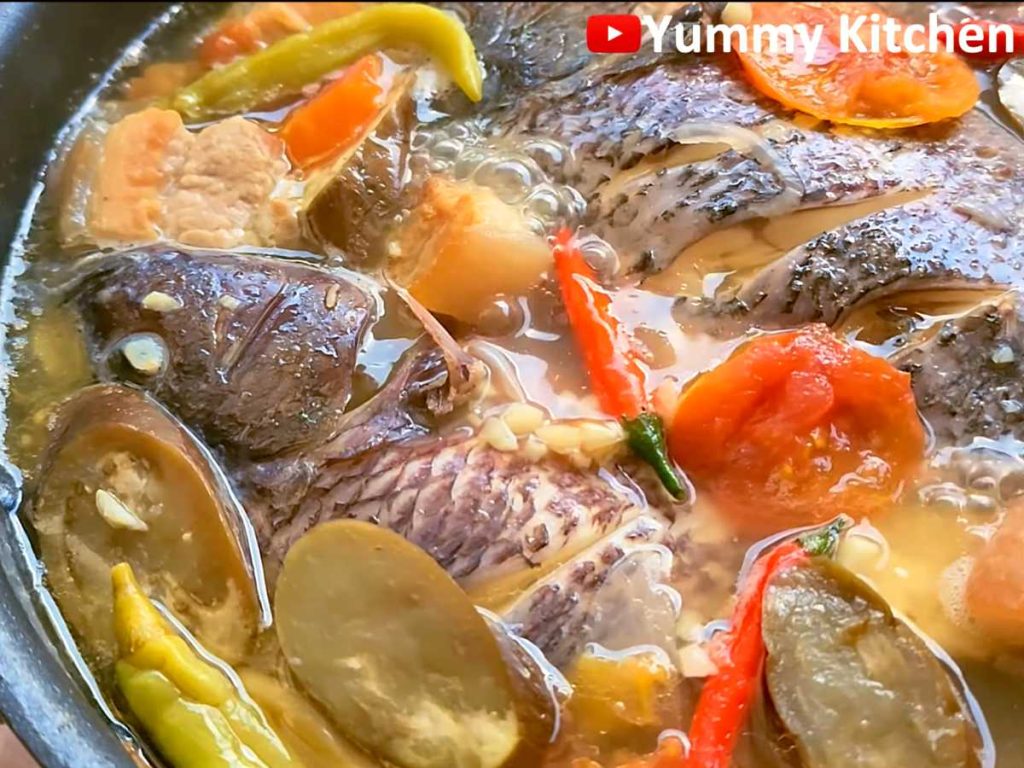 how to cook paksiw na tilapia with talong