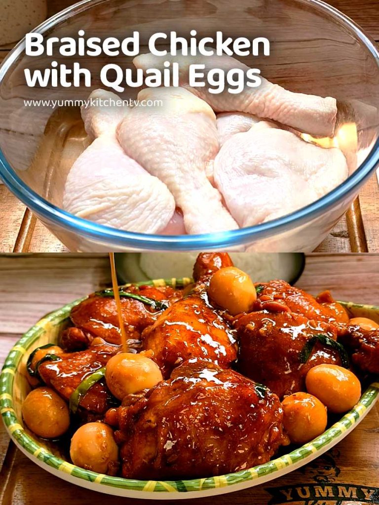 Braised Chicken with Quail Eggs recipe