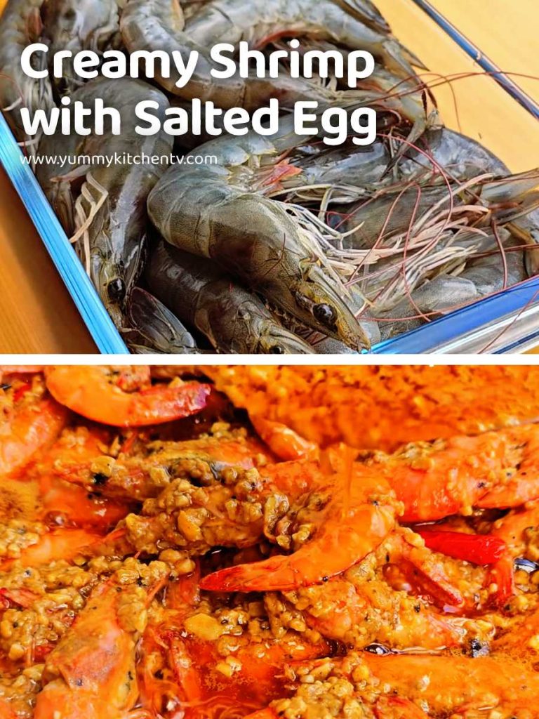 salted egg shrimp ingredients