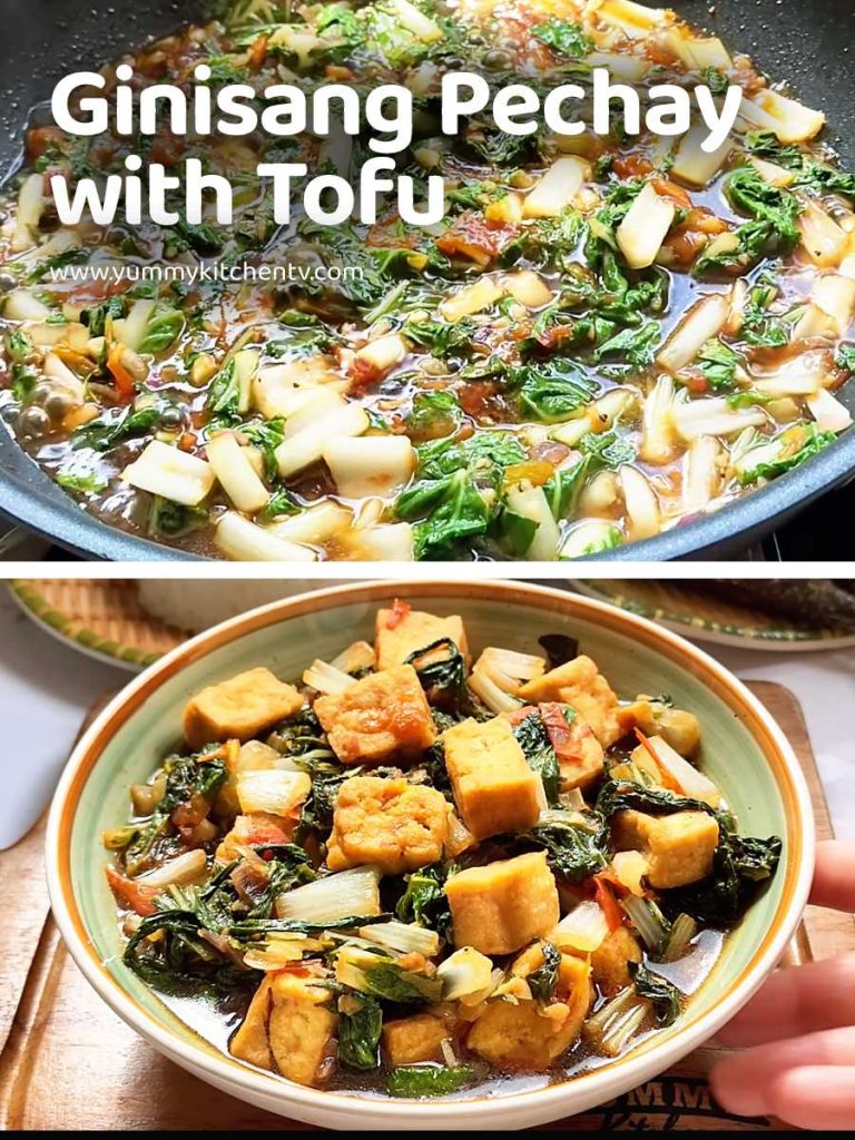 tofu with pechay soup recipe