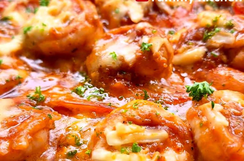 Cheesy Garlic Shrimp Recipe