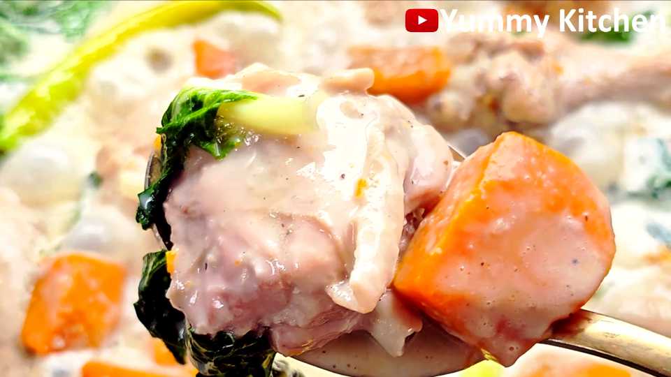 ginataang manok at kalabasa recipe easy