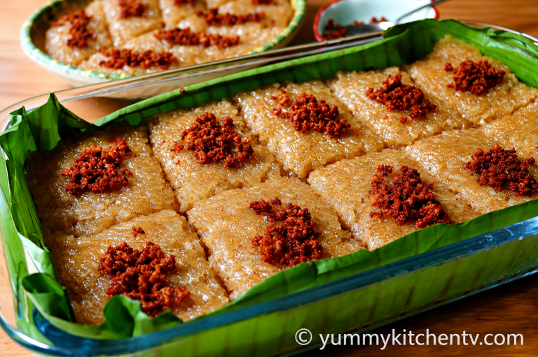Biko with Latik Recipe: Easy Filipino Sticky Rice Cake
