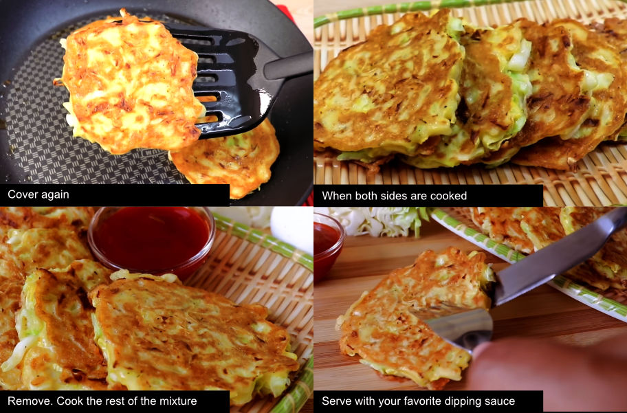 Tortang Repolyo resipi