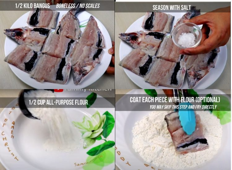 Bangus Steak Milk Fish Steak - Yummy Kitchen