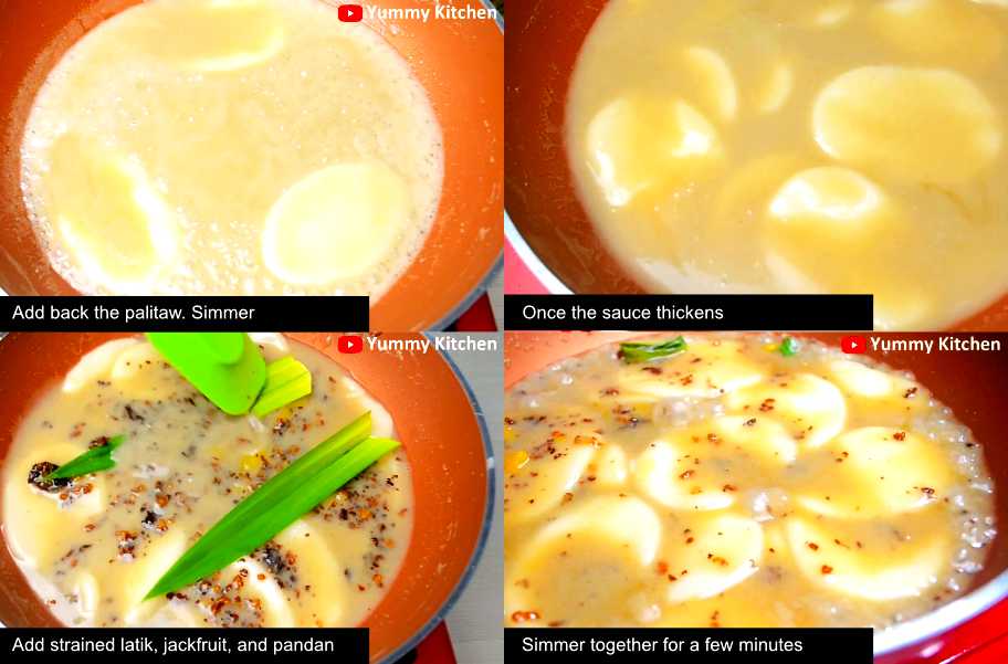 how to make latik sauce