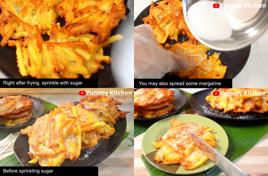sweet potato fritters recipe