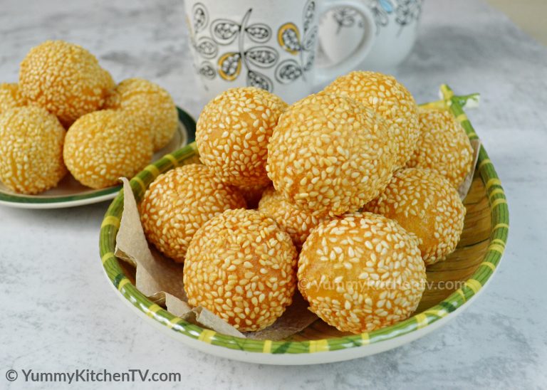 Sesame Balls (Cheesy Buchi)