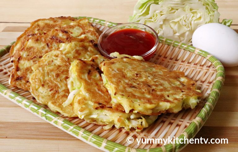 Cabbage Omelette (Tortang Repolyo)