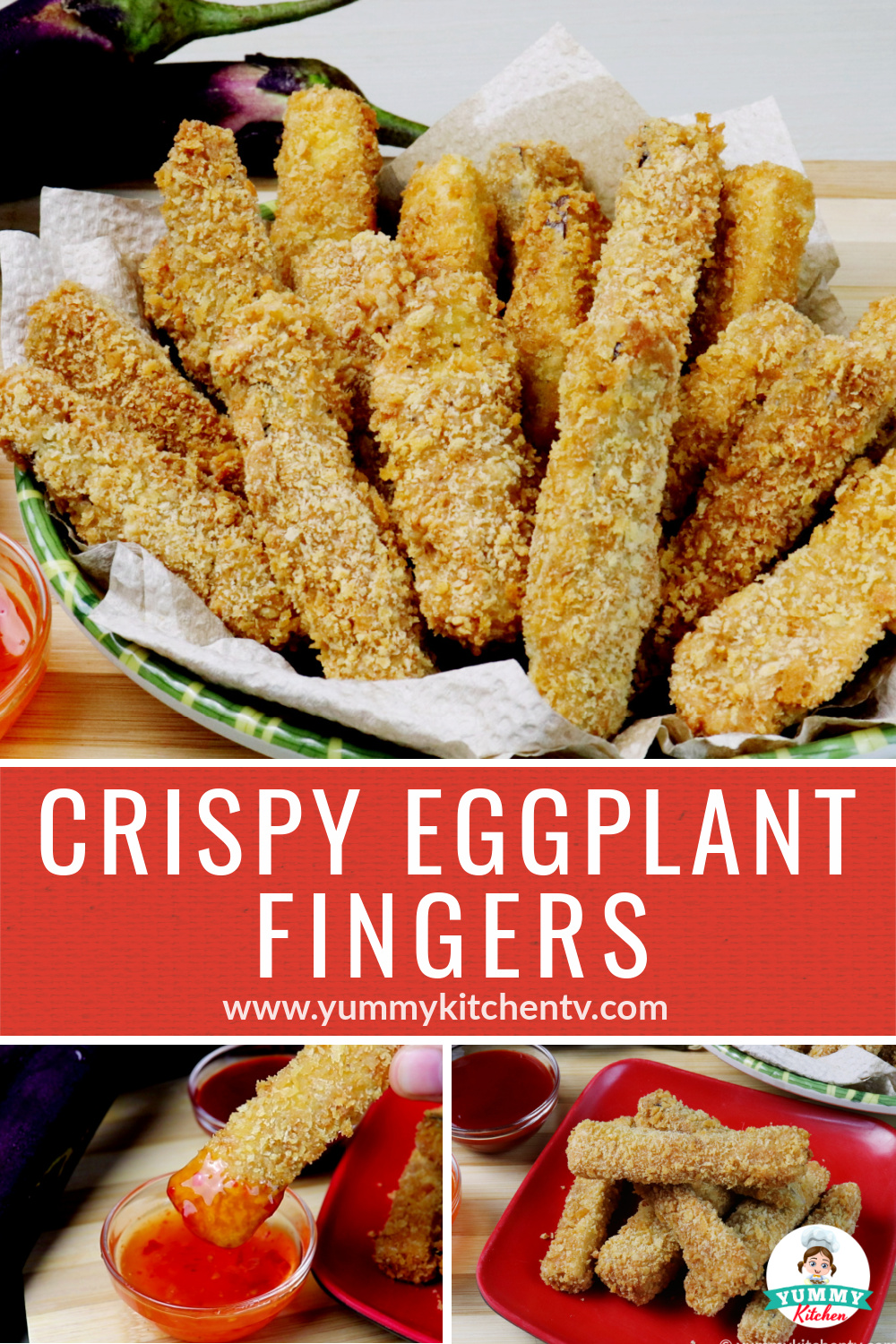 Crispy Eggplant Fingers - Yummy Kitchen