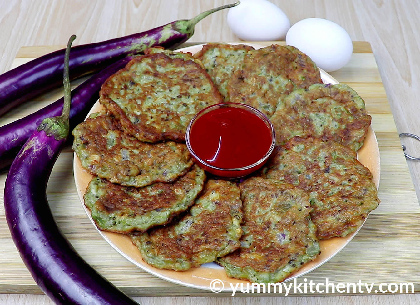 Eggplant Patties Yummy Kitchen