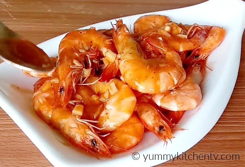 buttered shrimp