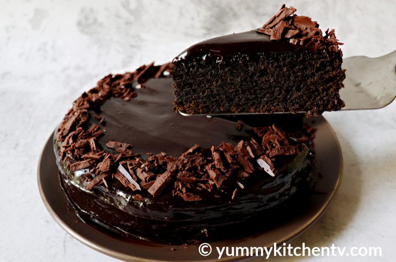 3 Ingredients Chocolate Cake (No Oven)