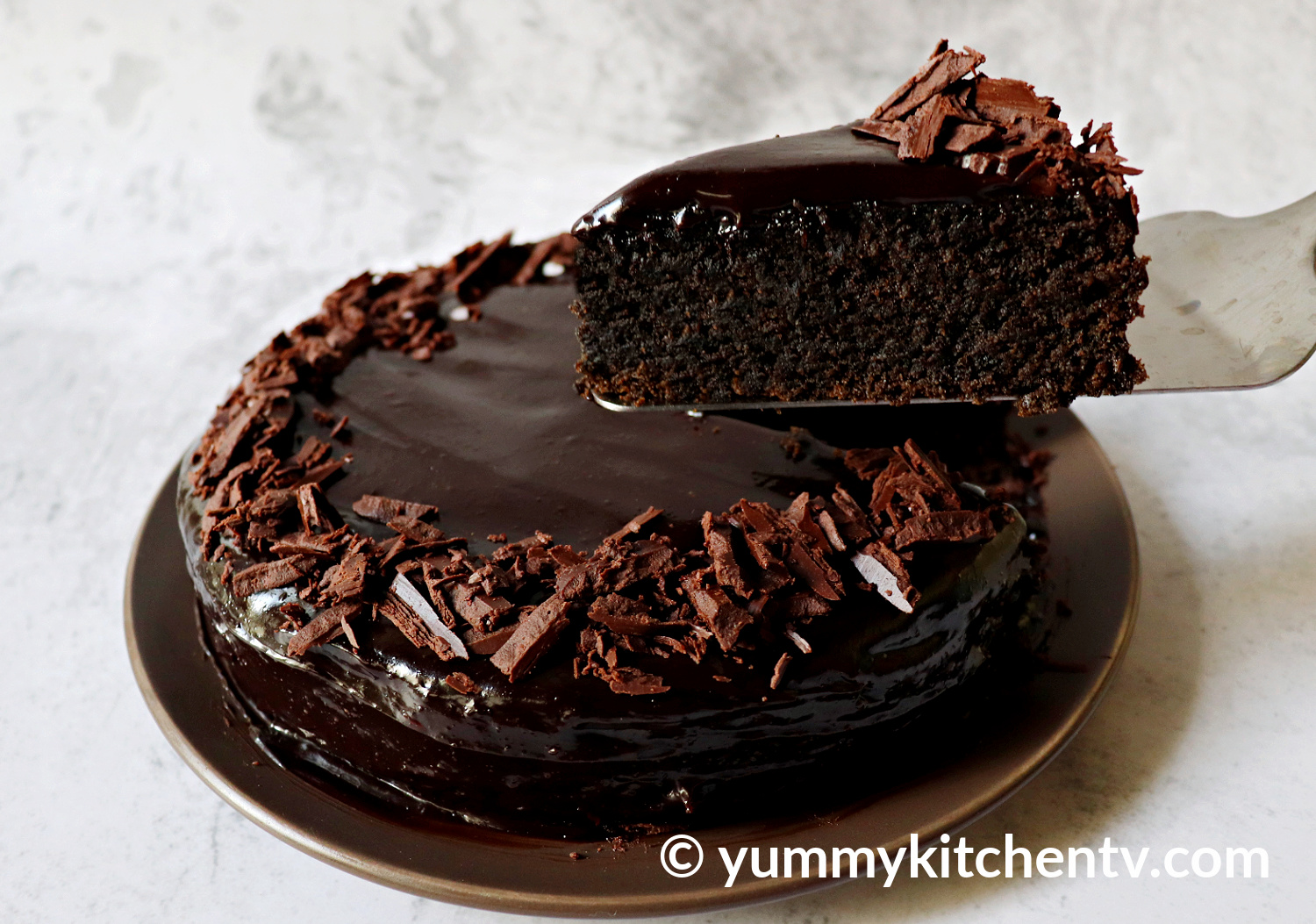 Eggless Chocolate Cake With Condensed Milk