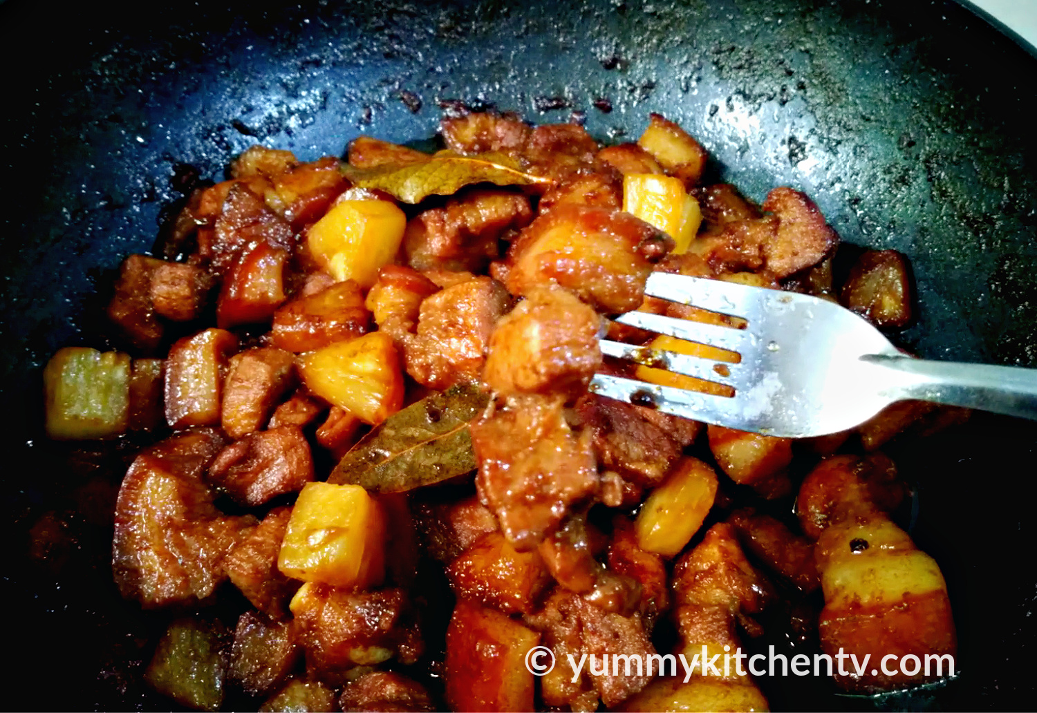Pork Adobo with Pineapple Yummy Kitchen