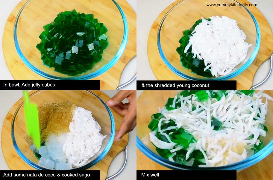 agar-agar salad