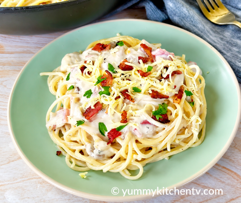 Filipino-Style Spaghetti Carbonara Recipe: Creamy, Cheesy, and Meaty