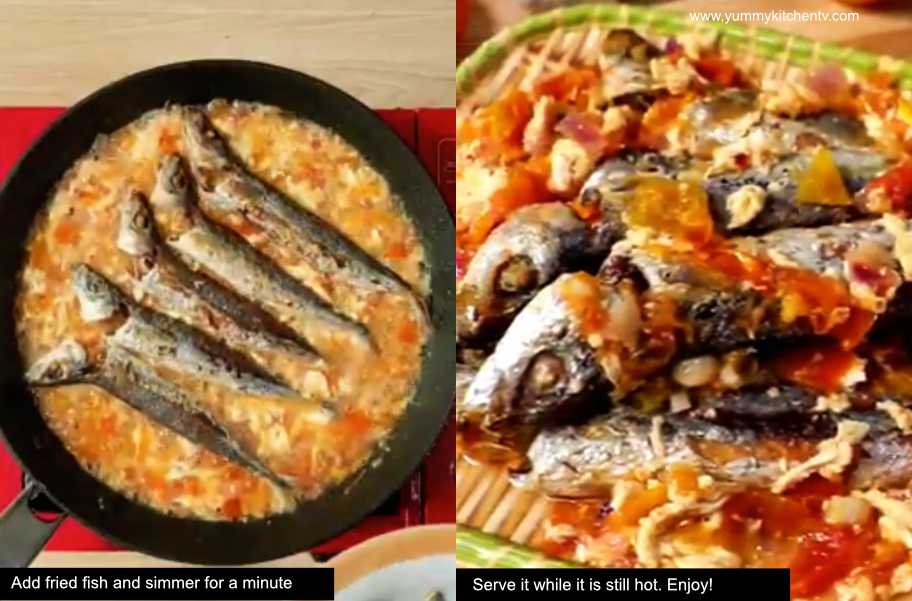sarciadong isda recipe with egg
