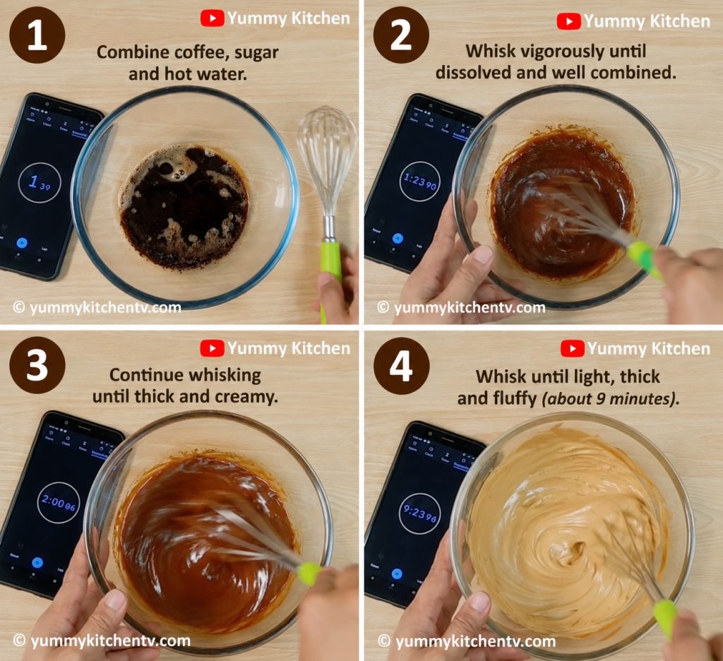 whisk until frothy
