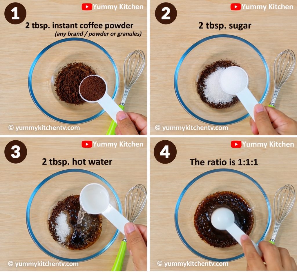 dalgona coffee mixture