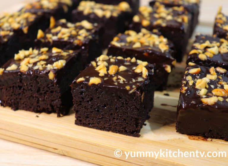 Fudge Chocolate Brownies with Rich Chocolate Ganache