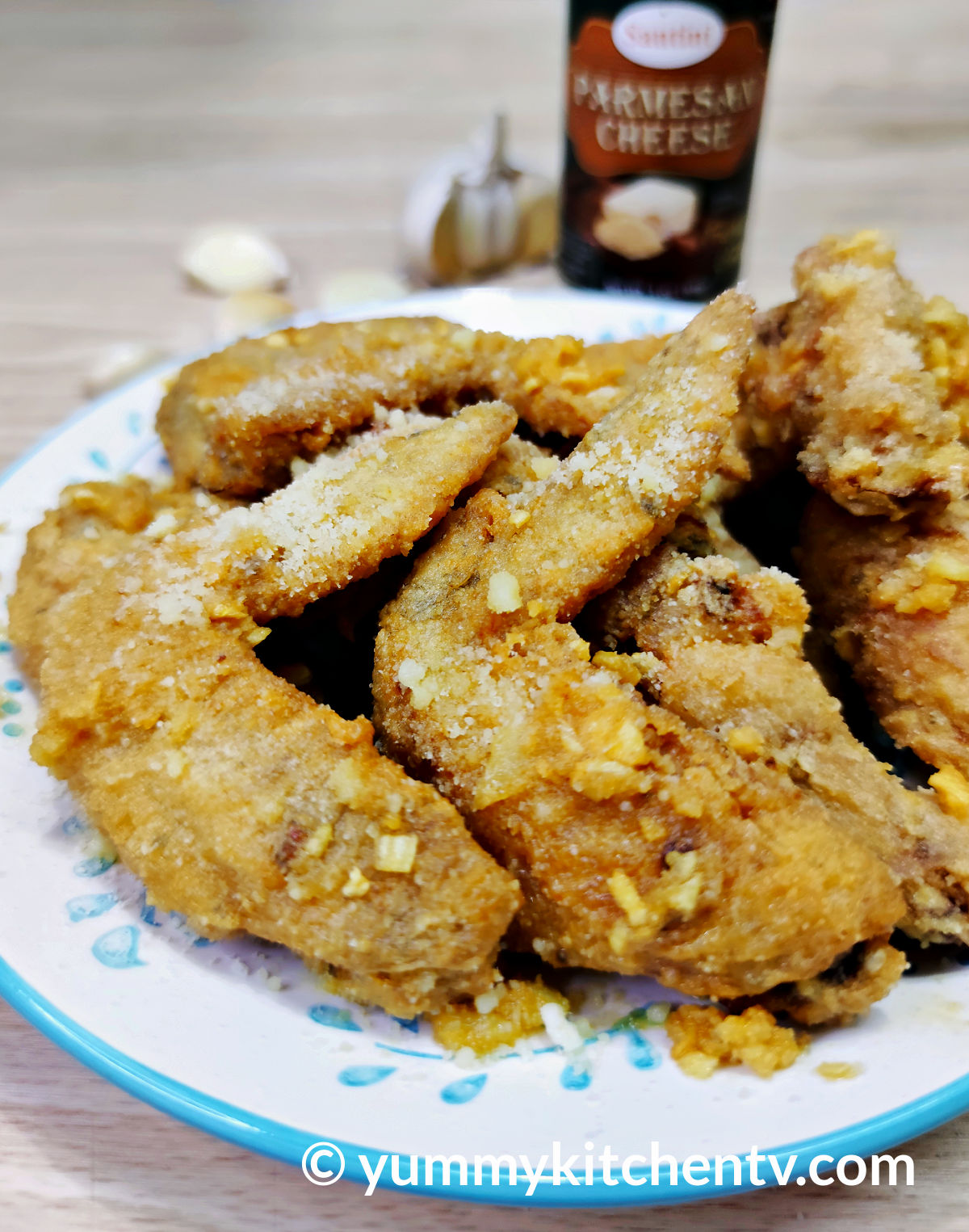 Garlic Parmesan Chicken Wings Yummy Kitchen