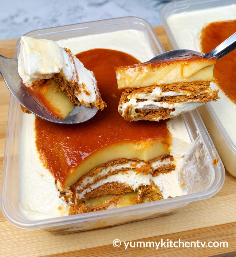 Leche Flan Graham Float Recipe – Creamy Filipino No-Bake Dessert