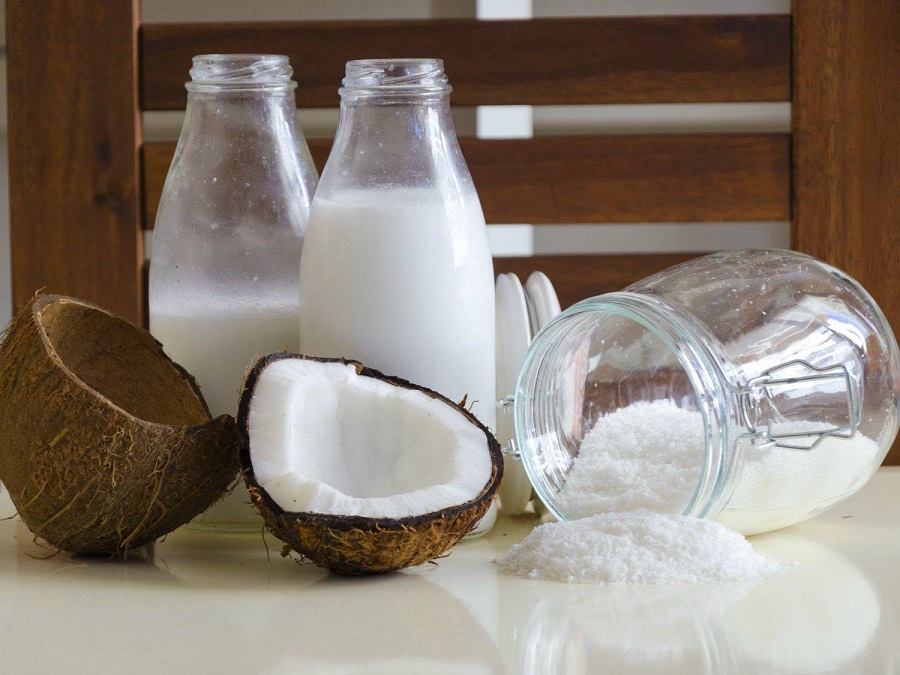 Homemade coconut milk