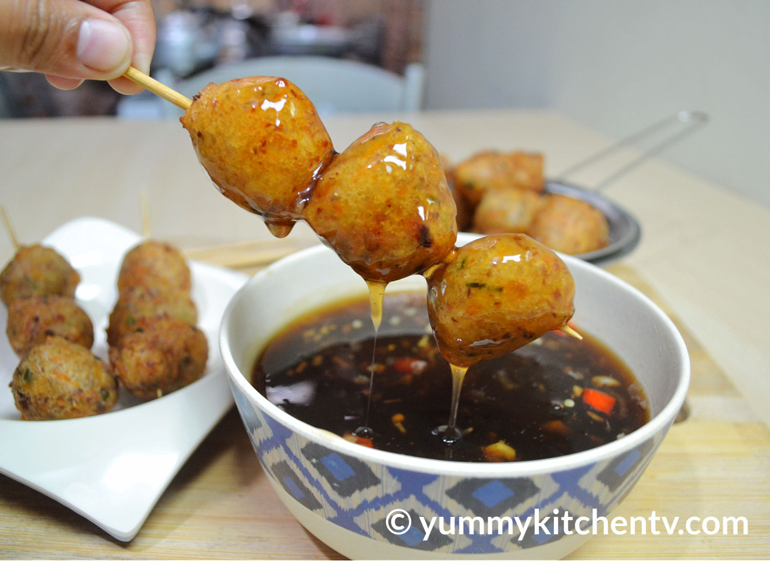Homemade Fishball with Fishball Sauce - Yummy Kitchen