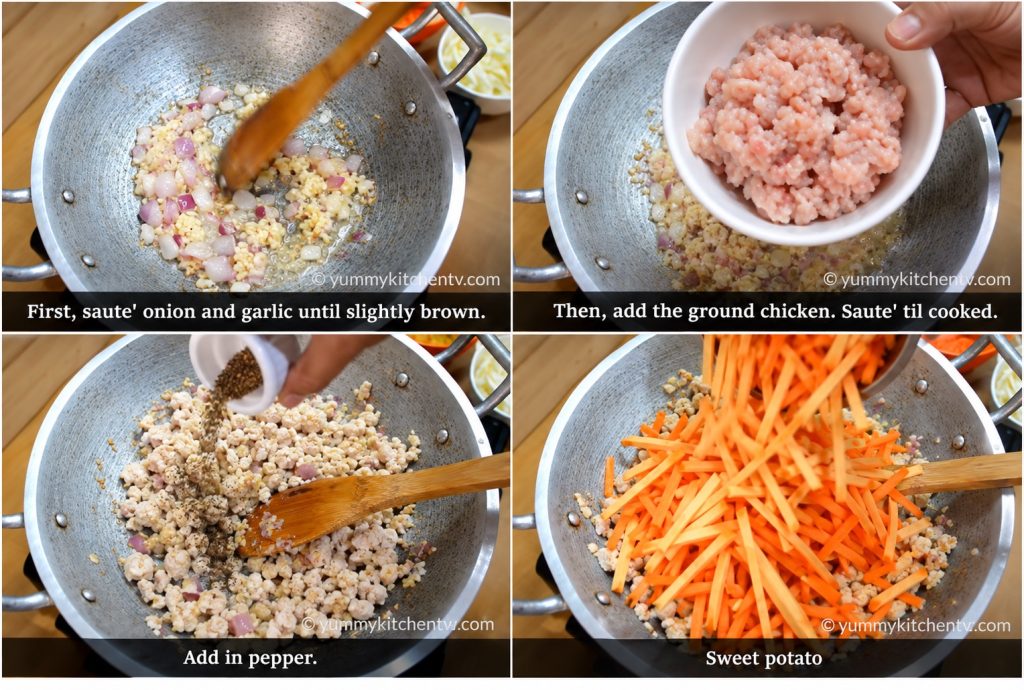 lumpiang sariwa step 1
